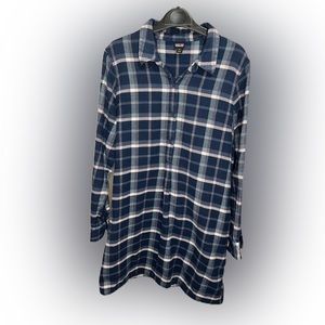 Patagonia Plaid Blouse dress M